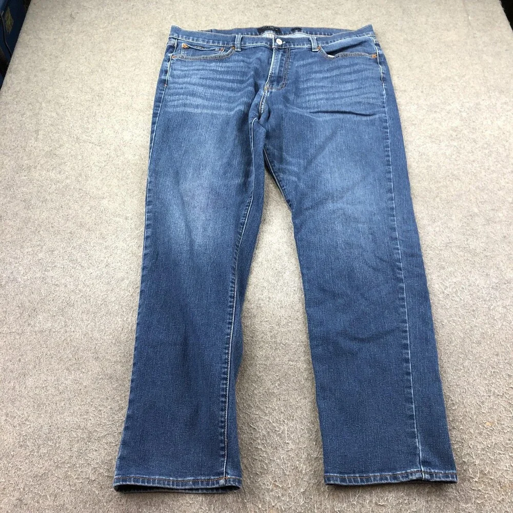 Lucky Brand Jeans Mens 38x32 Blue Medium Wash 410 Athletic Slim Denim Pants